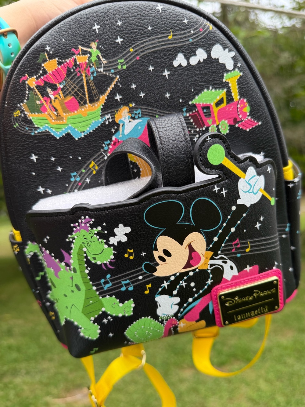 Disney Parks Loungefly Main Street Electrical Parade 50th Mini Backpack NWOT